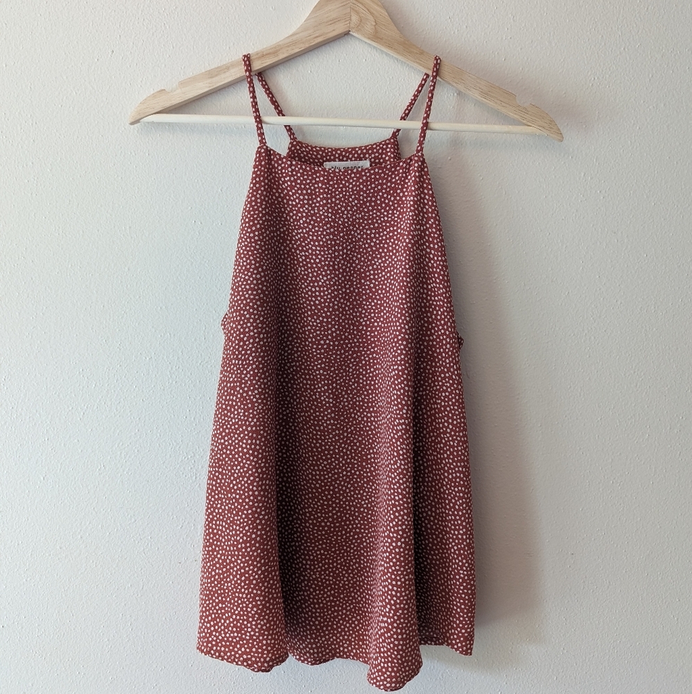 Blu Pepper Woven Tank Top